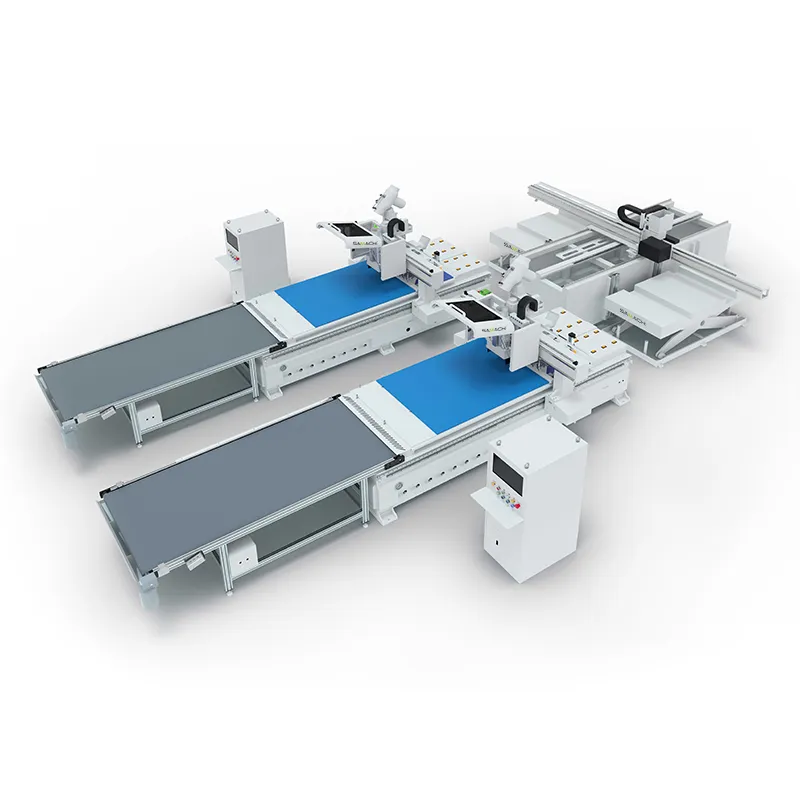 أوتوماتيكي بالكامل CNC خط إنتاج راوتر