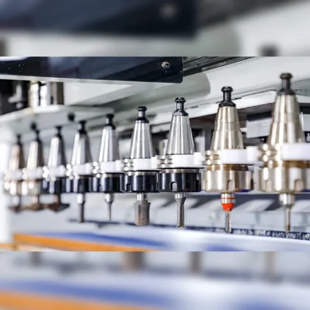 ⁦مع مخزن أدوات مستقيم (ATC) بنظام تغيير أدوات أوتوماتيكي CNC ماكينة راوتر⁩ - الصورة ⁦2⁩