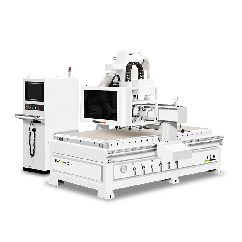 مع مخزن أدوات دائري  (ATC)  بتبديل أدوات أوتوماتيكي CNC ماكينة راوتر